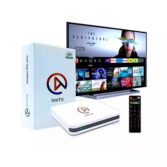 Aparelho unitv v10 Full HD 4k vitalício  +400 canais filmes e séries incluso