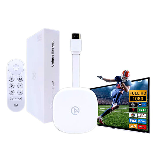 Aparelho uniTV v11 vitalício +400 canais filmes e séries incluso controle bluetooth com comando de voz
