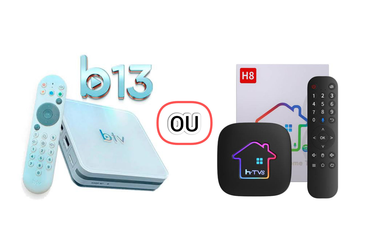 Aparelho btv 13 ou htv 8 vitalícios